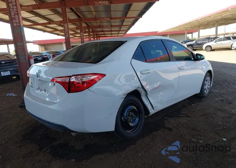 2018 Toyota Corolla L из США, поврежденный, VIN 2T1BURHEXJC984699